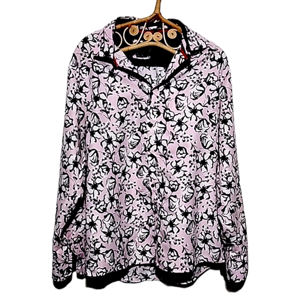 Silver Stone collection men's floral button-up size XXL